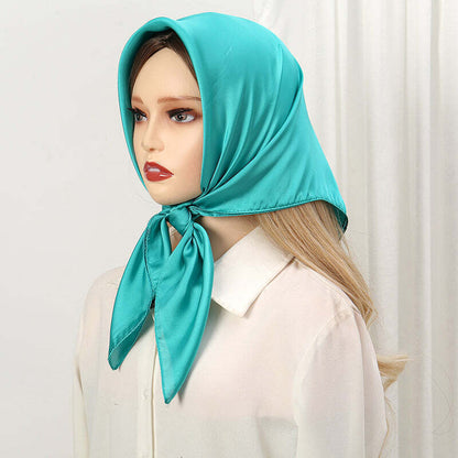 Lenço Toque de Seda Cores Lisas 70x70cm - Cor 20