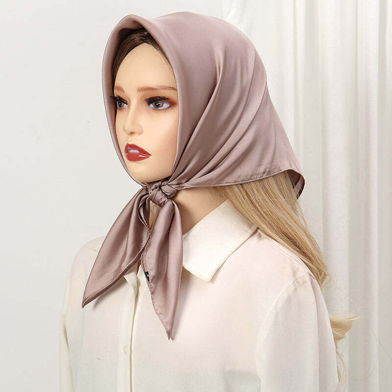 Lenço Toque de Seda Cores Lisas 70x70cm - Cor 15