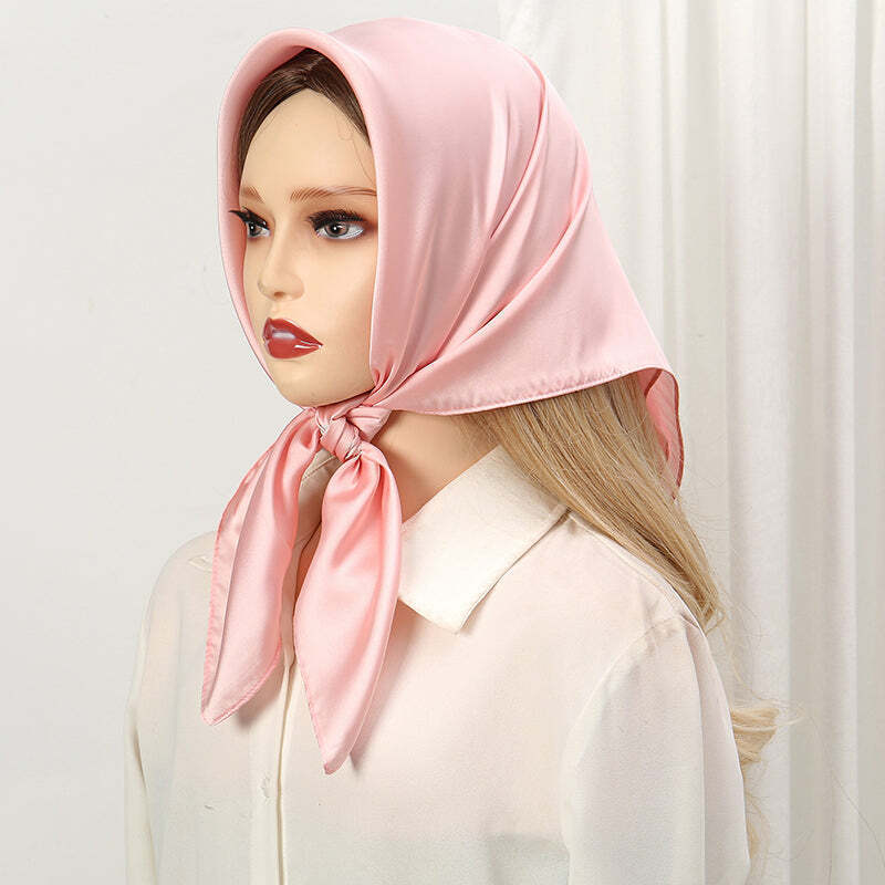 Lenço Toque de Seda Cores Lisas 70x70cm - Cor 21