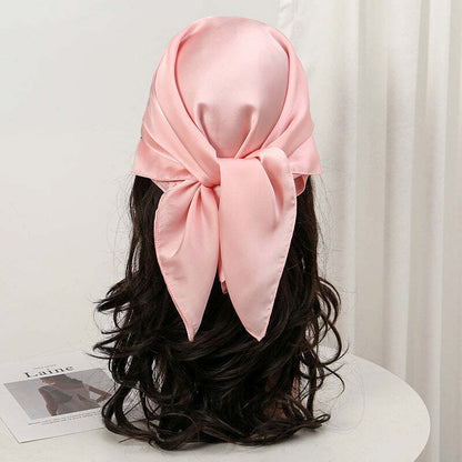 Lenço Toque de Seda Cores Lisas 70x70cm - Cor 21