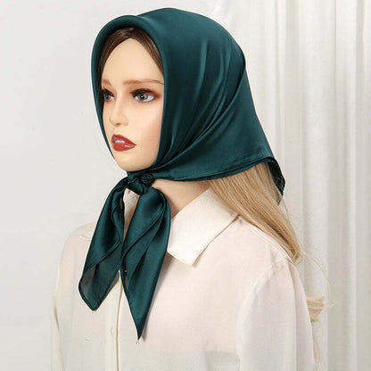 Lenço Toque de Seda Cores Lisas 70x70cm - Cor 13