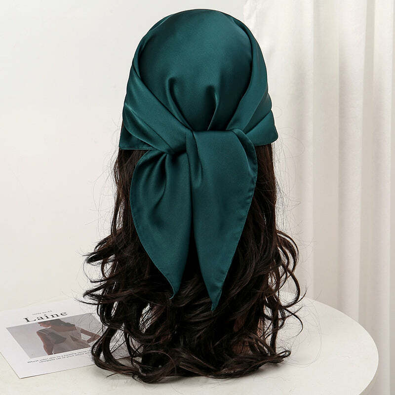 Lenço Toque de Seda Cores Lisas 70x70cm - Cor 13