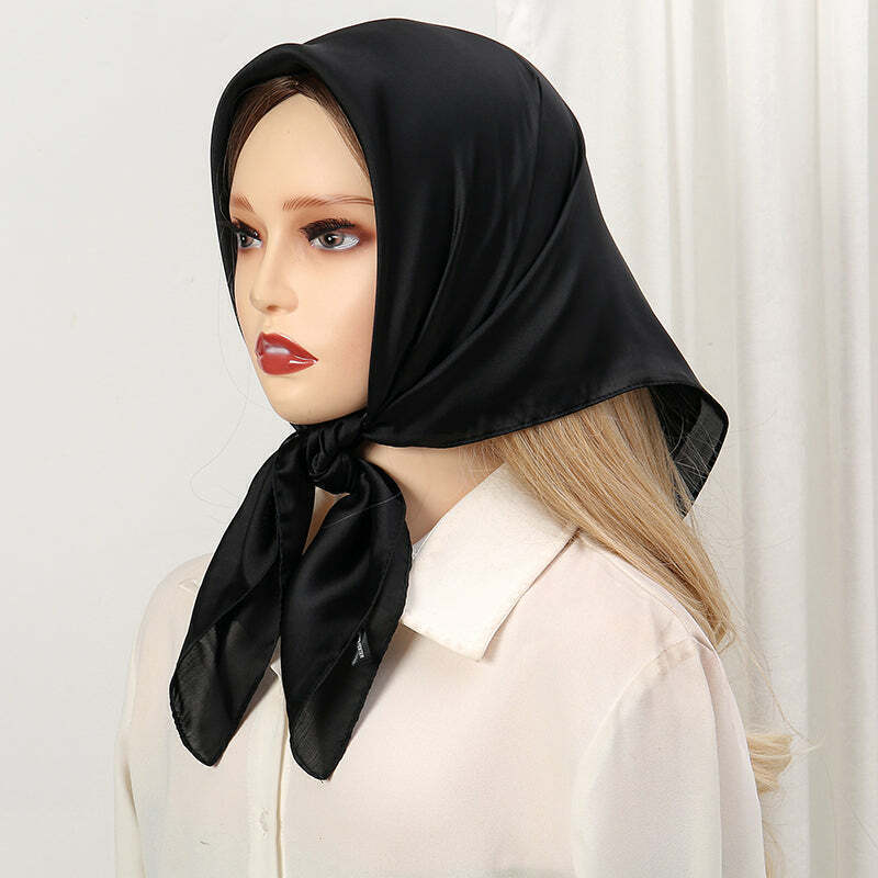 Lenço Toque de Seda Cores Lisas 70x70cm - Cor 1