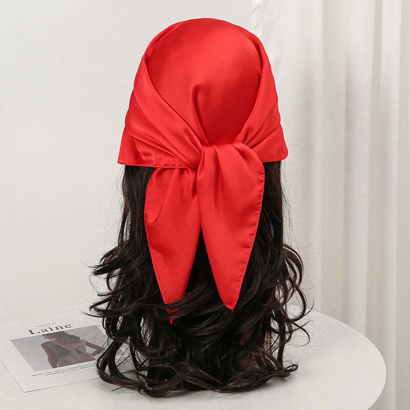 Lenço Toque de Seda Cores Lisas 70x70cm - Cor 11