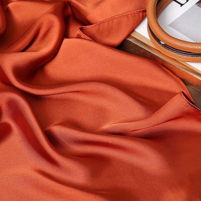 Lenço Toque de Seda Cores Lisas 70x70cm - Cor 12