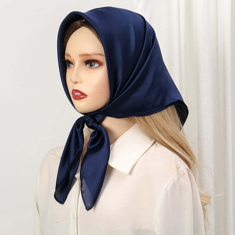 Lenço Toque de Seda Cores Lisas 70x70cm - Cor 17