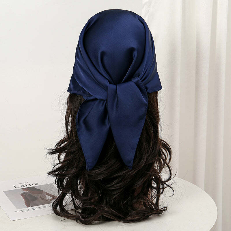 Lenço Toque de Seda Cores Lisas 70x70cm - Cor 17