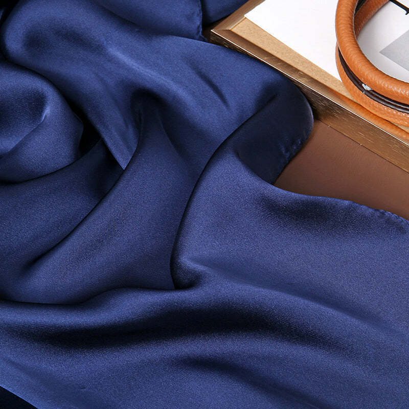 Lenço Toque de Seda Cores Lisas 70x70cm - Cor 17