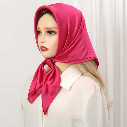 Lenço Toque de Seda Cores Lisas 70x70cm - Cor 4