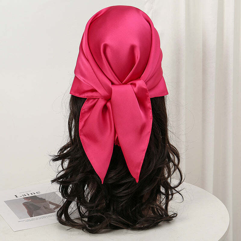 Lenço Toque de Seda Cores Lisas 70x70cm - Cor 4