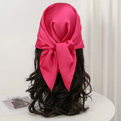 Lenço Toque de Seda Cores Lisas 70x70cm - Cor 4