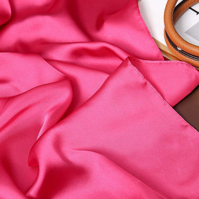 Lenço Toque de Seda Cores Lisas 70x70cm - Cor 4