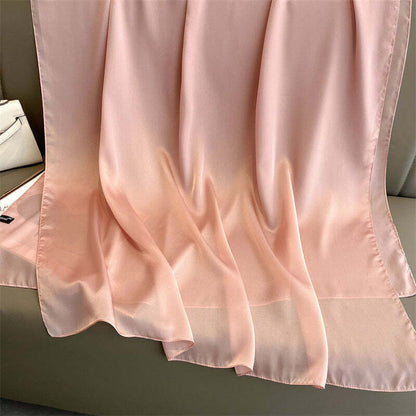 Echarpe Toque de Seda Lisa 180x90cm - Rosa Perolado