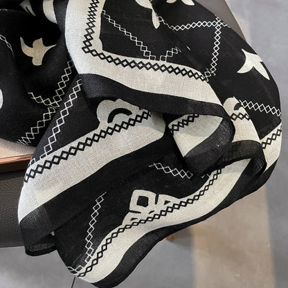 Turin Cotton Scarf - Style 28