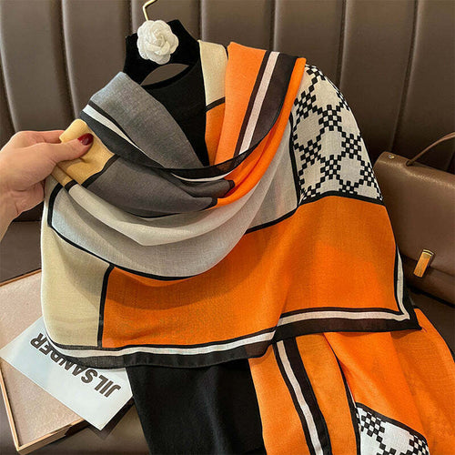 Turin Cotton Scarf - Style 8