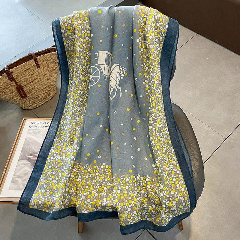 Turin Cotton Scarf - Style 15