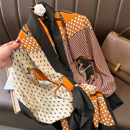 Turin Cotton Scarf - Style 42