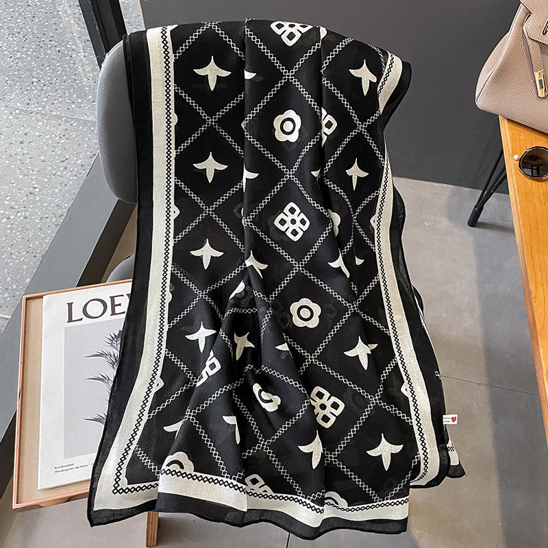 Turin Cotton Scarf - Style 28