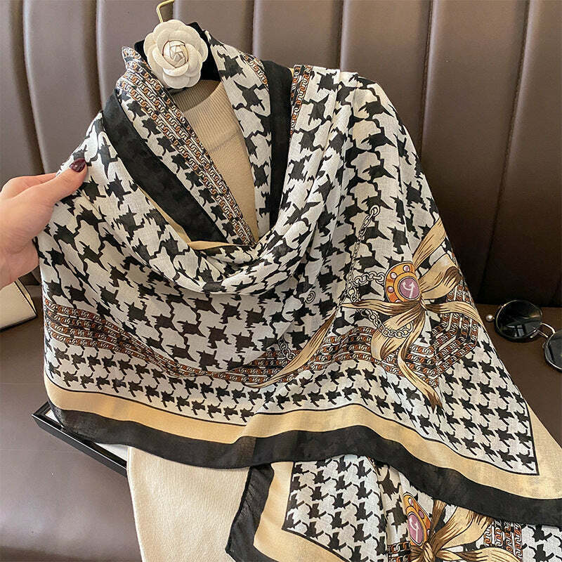 Turin Cotton Scarf - Style 34