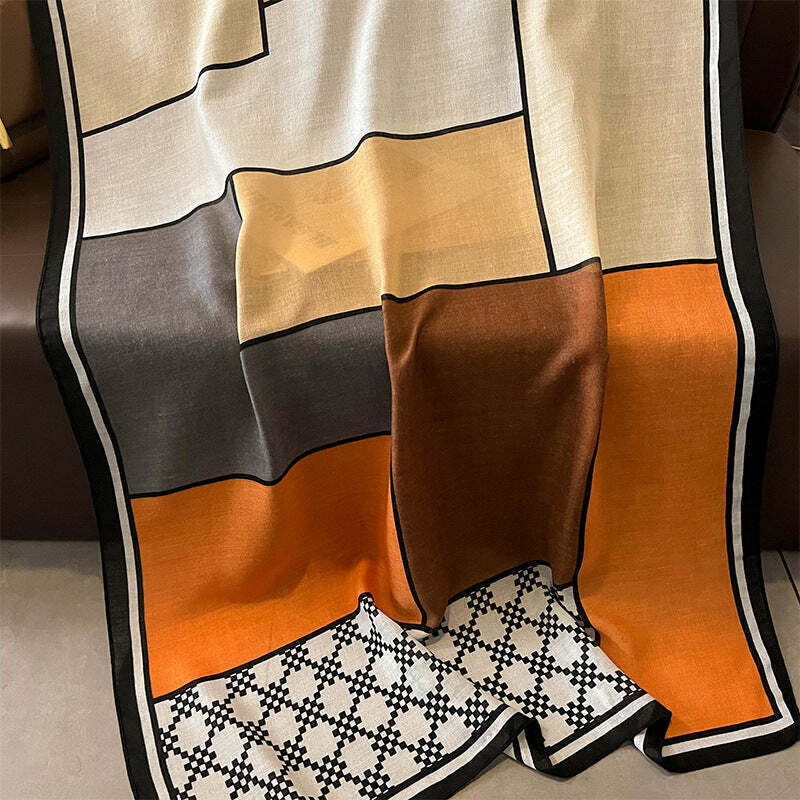 Turin Cotton Scarf - Style 8