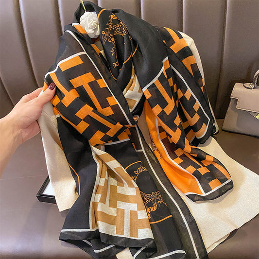 Turin Cotton Scarf - Style 13