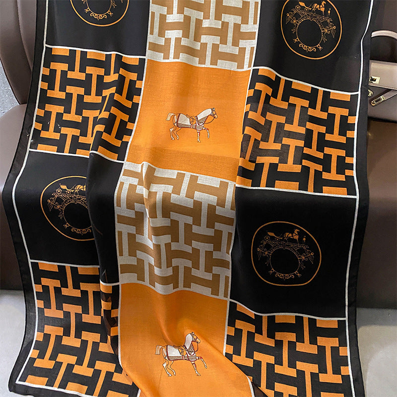 Turin Cotton Scarf - Style 13