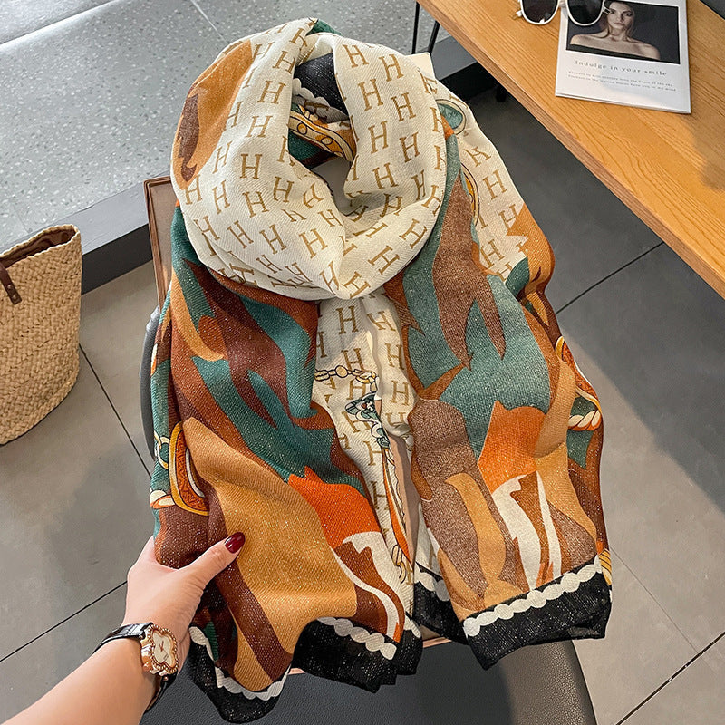 Turin Cotton Scarf - Style 26