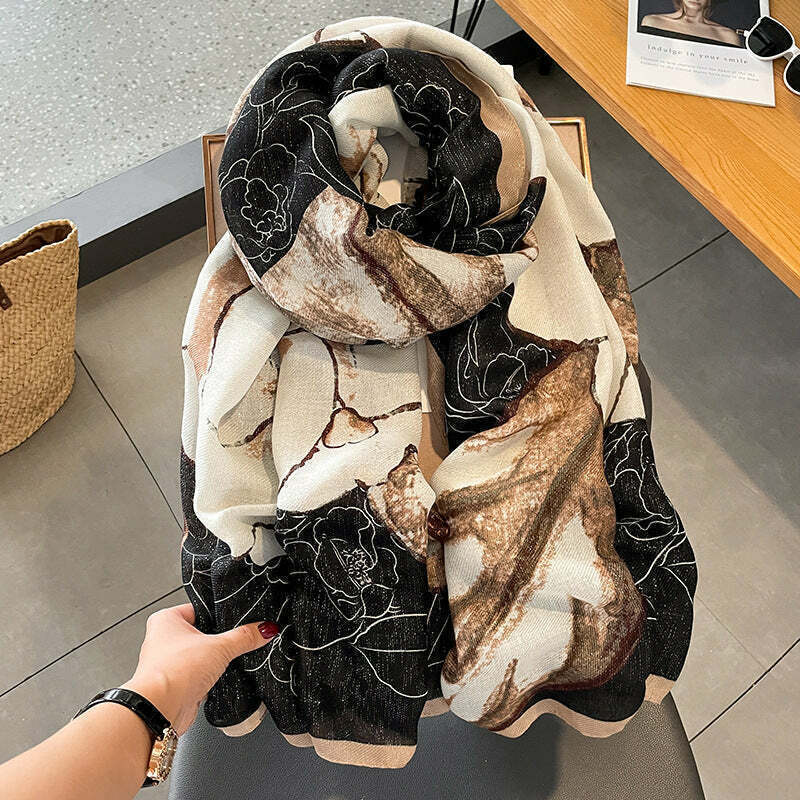 Turin Cotton Scarf - Style 5