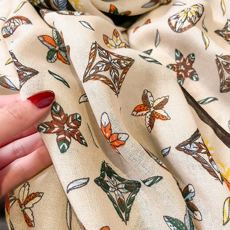 Turin Cotton Scarf - Style 9