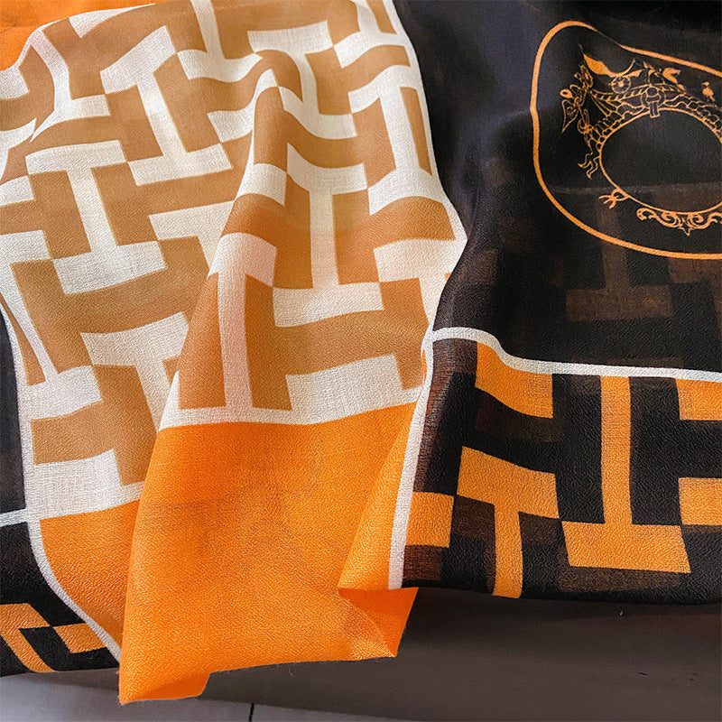 Turin Cotton Scarf - Style 13