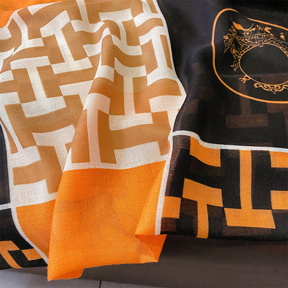 Turin Cotton Scarf - Style 13