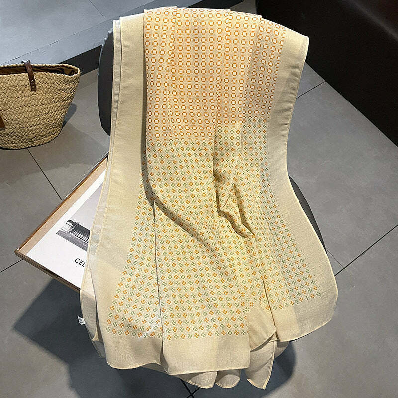 Turin Cotton Scarf - Style 7