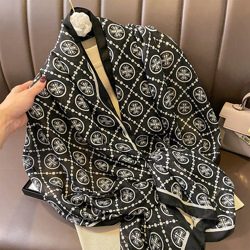 Turin Cotton Scarf - Style 14