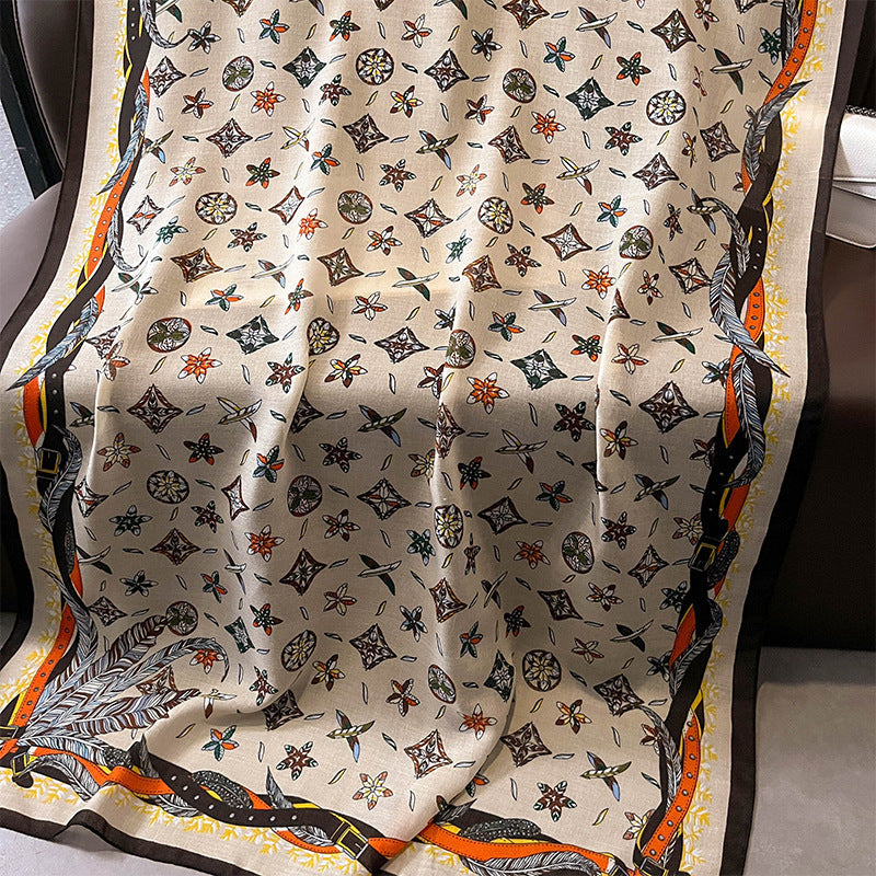 Turin Cotton Scarf - Style 9