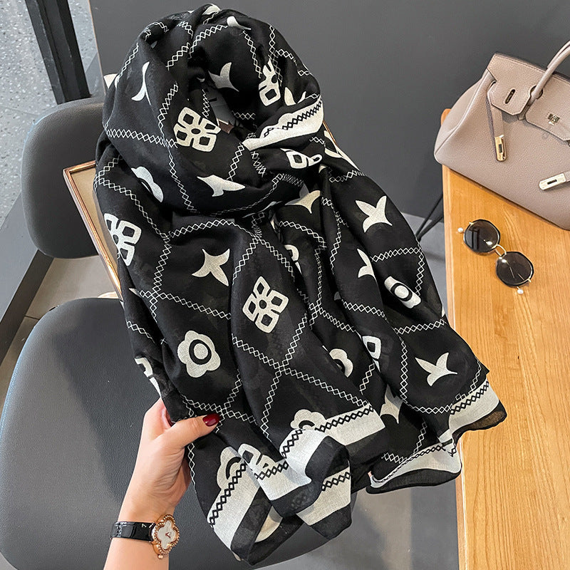 Turin Cotton Scarf - Style 28