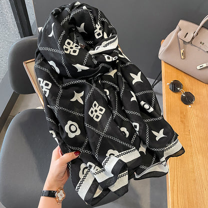 Turin Cotton Scarf - Style 28