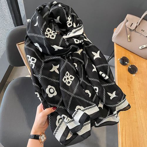 Turin Cotton Scarf - Style 28