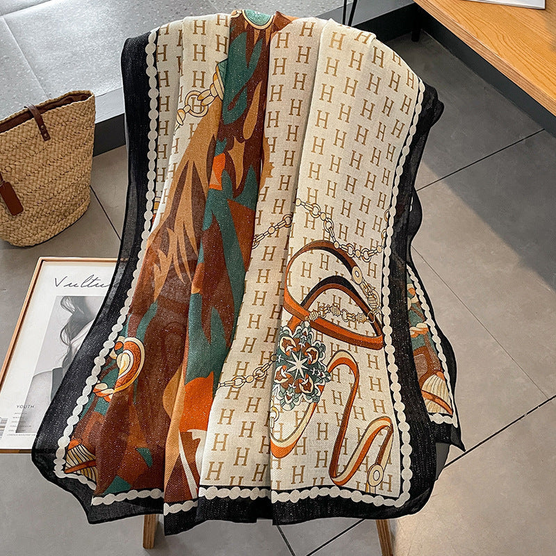 Turin Cotton Scarf - Style 26