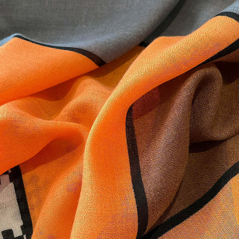 Turin Cotton Scarf - Style 8