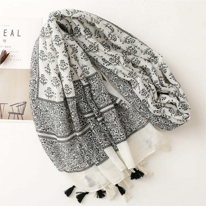 Venice Cotton Scarf - Style 42