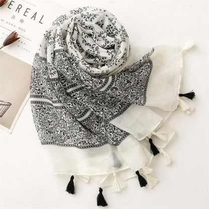 Venice Cotton Scarf - Style 42