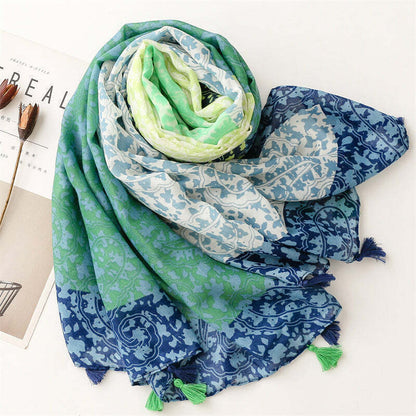 Venice Cotton Scarf - Style 6