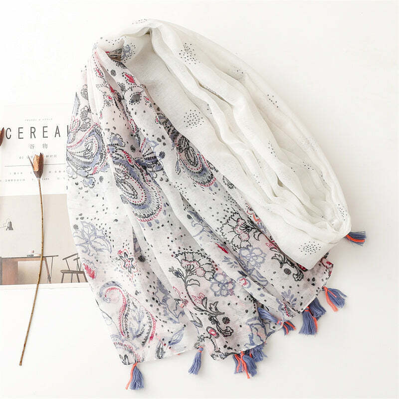 Venice Cotton Scarf - Style 24