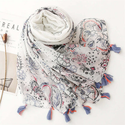 Venice Cotton Scarf - Style 24