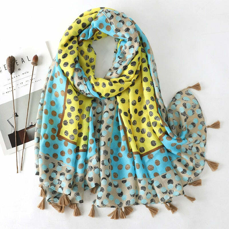 Venice Cotton Scarf - Style 43