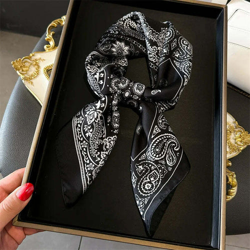 Lenço Toque de Seda Ravena 70x70cm - Estilo 3