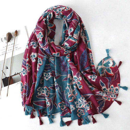 Venice Cotton Scarf - Style 17