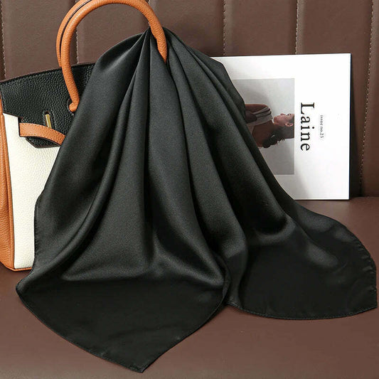 Lenço Toque de Seda Cores Lisas 70x70cm - Cor 1