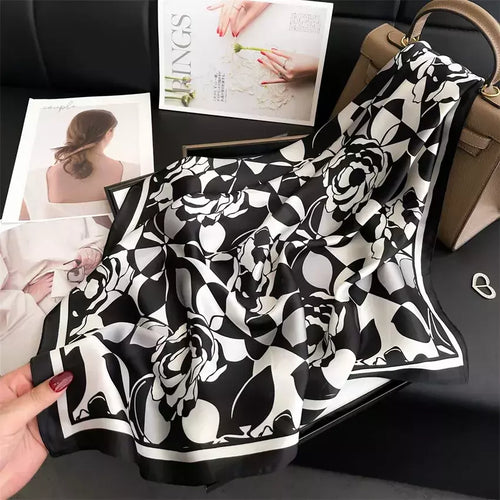 Lenço Toque de Seda Ravena 70x70cm - Estilo 23