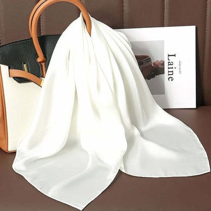 Lenço Toque de Seda Cores Lisas 70x70cm - Cor 2